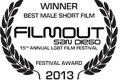Winner Best Male Short Film Filmout San Diego 15th Annual LGBT Film Festival 2013